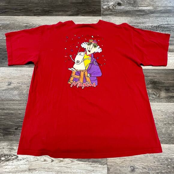 Vintage 90s Maxine Im‎ Proud To Be An American Mens XL Funny Patriotic T-Shirt - Picture 4 of 9